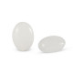Natursteinperle Milchquarz Oval 8x6mm White